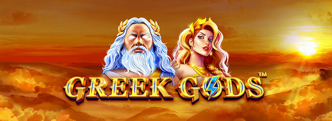 greek gods slot game banner