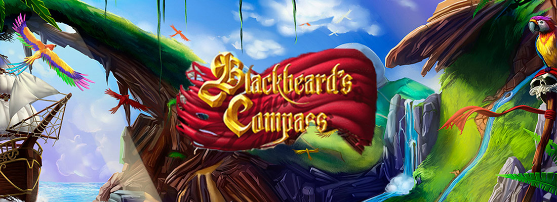 blackbeards compass slot game banner