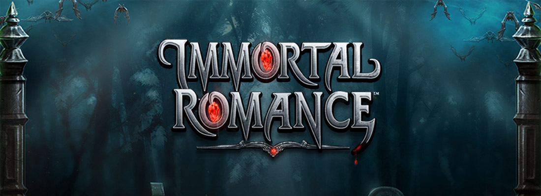 immortal romance slot game banner