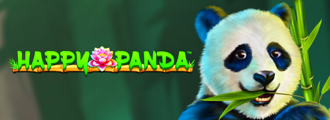 happy panda slot game banner