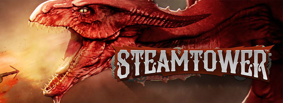 steam tower slot game banner