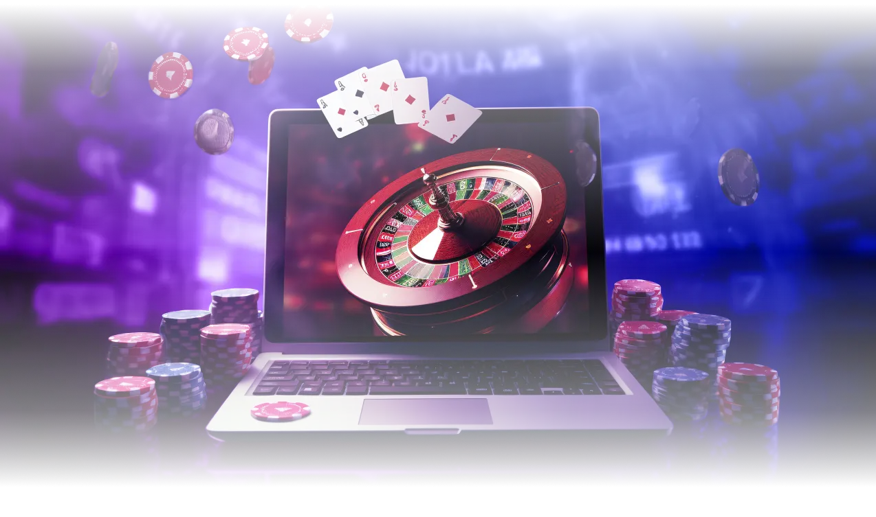 Roulette on laptop